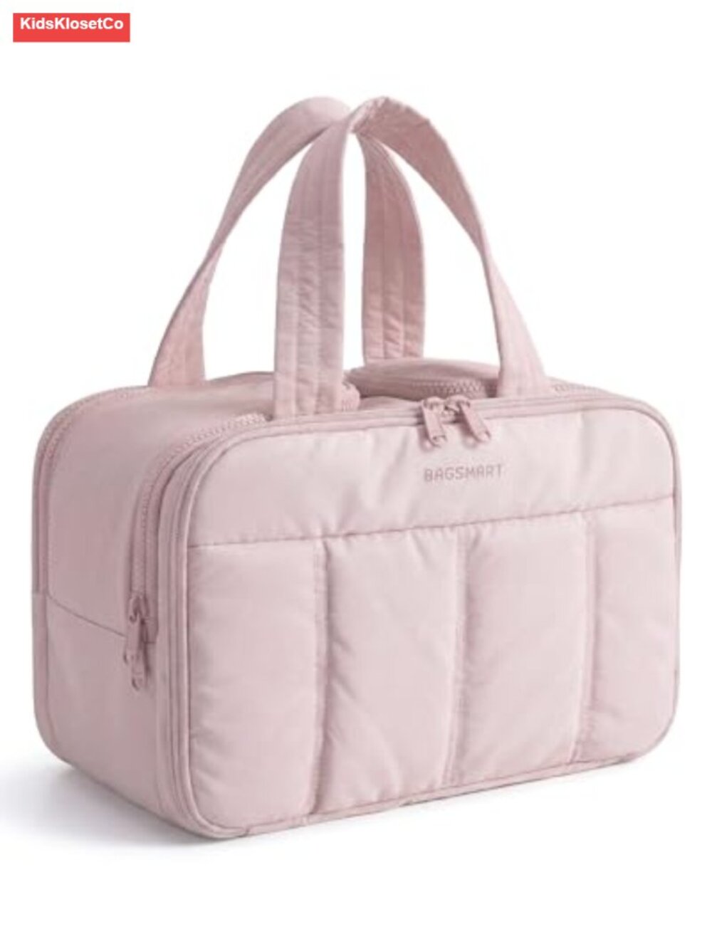 Large Puffy Travel Toiletry Bag with Handle for Women, Makeup Cosmetic